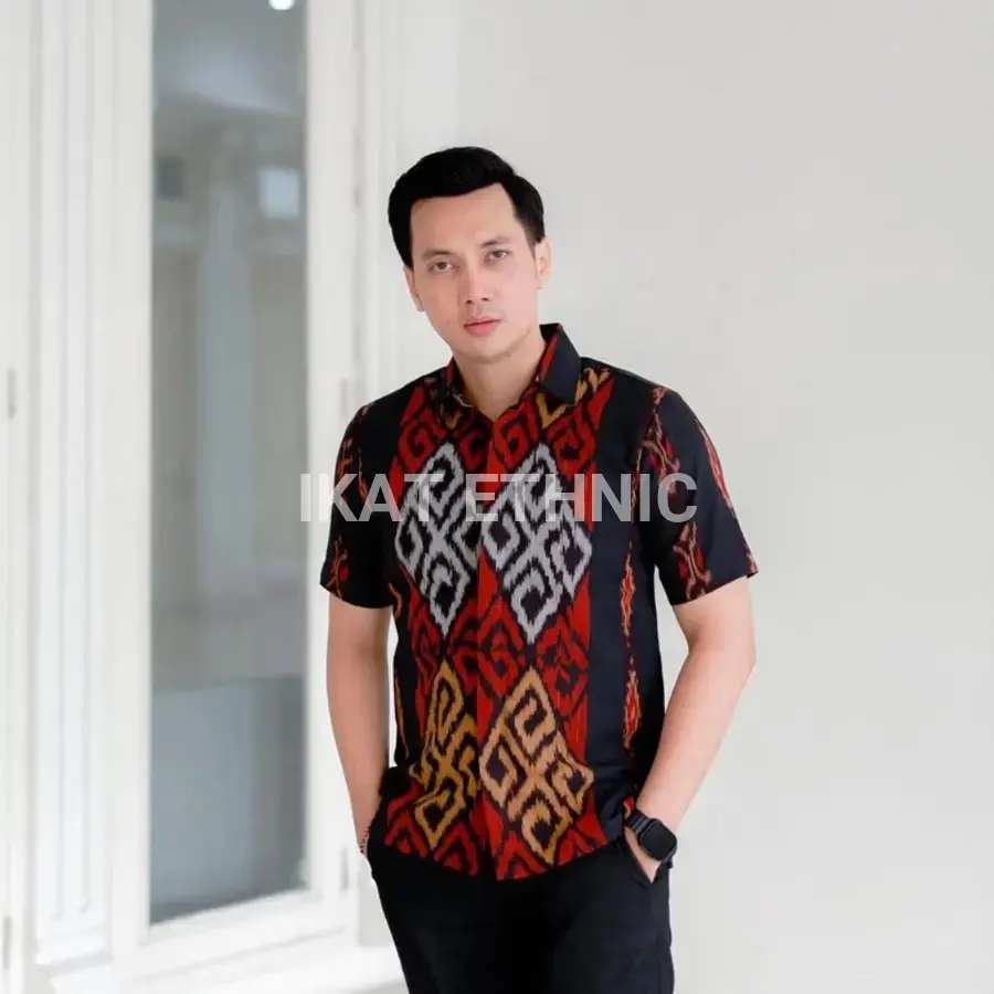 Kemeja Pria Batik Tenun