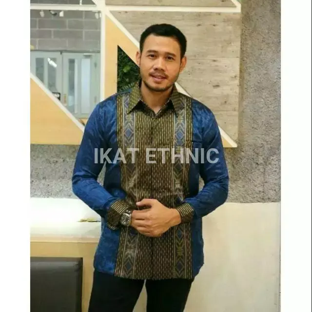 Kemeja Tenun Pria Baron
